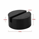 Vehicle Universal Floor Jack Pad Adapter Round Rubber Block Lifting Tool