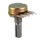 One Linear Type 3 Terminals Rotary Taper Potentiometer 20K Ohm 5 Pcs Q8T5