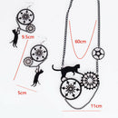 Party Earring,Women Hook Dangle Handmade Cat Gear Earrings