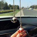 1*Car Rear View Mirror Hanging Decoration Lucky Cat Pendant Auto Accessorie N5B8