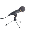 Adjustable Mini Tripod Desktop Table Microphone Stand Holder & Mic Clip D KBX
