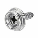 62 Pcs Stainless Steel Canvas to Screw Press Stud Snap Boat Cover Kit 15mm X2J3