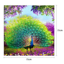 5D DIY Full Drill Diamond Painting Peafowl Animal Cross Stitch Embroidery