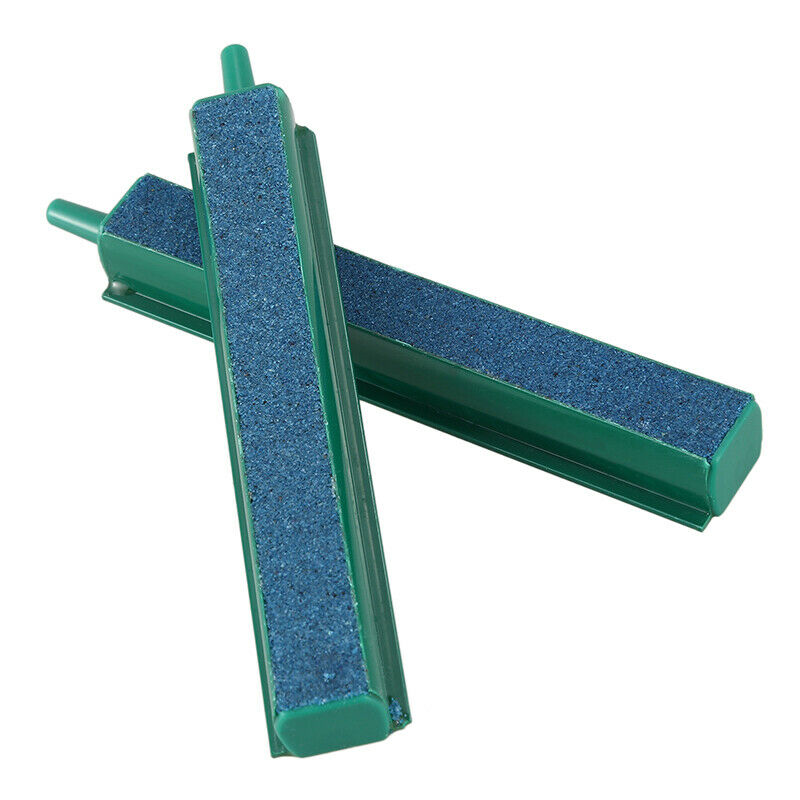 5 Pcs Aquarium Air Bubble Release Air Stones Bar 4" Green+Blue Q2Q7