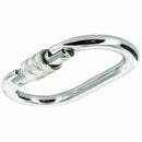 Carbon Steel Climbing Carabiner Screw Lock Hiking Rope . Clip Hook I2V6 E5M7