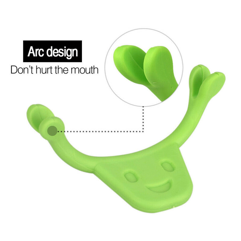3 Pack Useful Smile Trainer Face Line Lifting Training Smile Maker Green .
