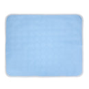 Summer Pet Cooling Ice Mat Cat Dog Sleeping Blanket Cushion (Sky Blue M) A