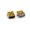 10x Mini USB Type B Female Socket 5 Pin Right Angle DIP Jack Connector LJ