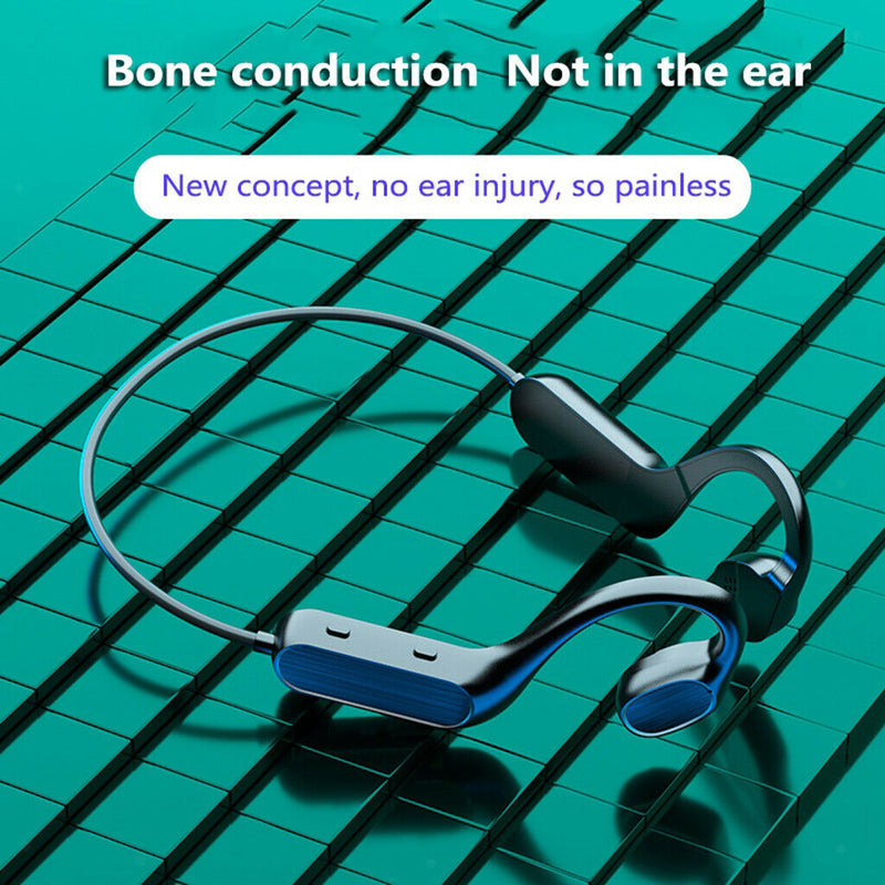 Bluetooth Bone Conduction Headset Open Ear Stereo Sport Wireless Earbud