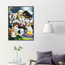 5D DIY Full Drill Diamond Painting Dogs Cross Stitch Embroidery Mosaic Kit