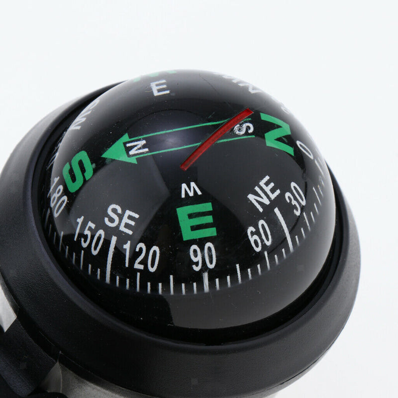 Compass Navigation Ball Dashboard Adjustable for Marine Auto Car 360 Degrees