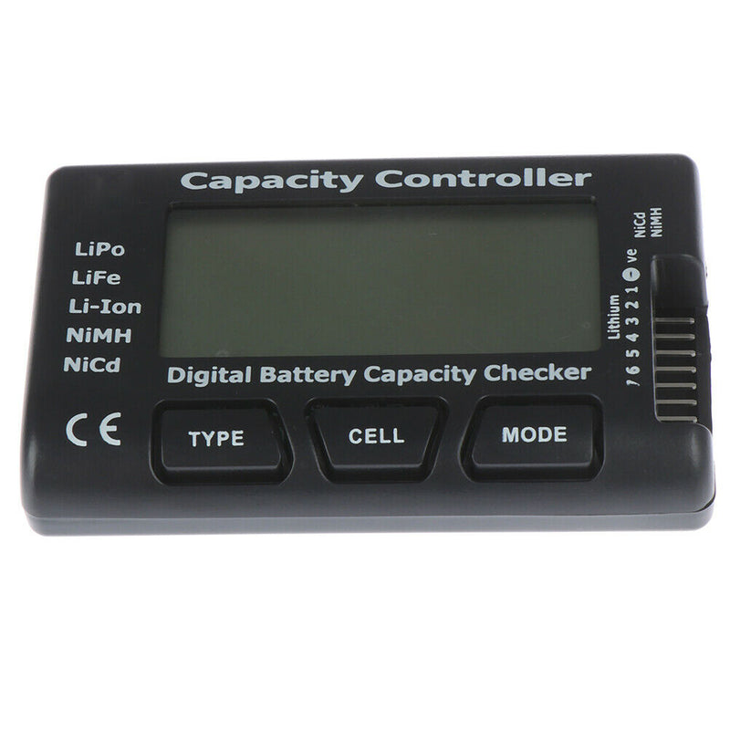 1Pc Digital battery capacity controller checker for NiMH Nicd LiPo LiFe Li-ionOZ