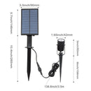 Led Landscape Solar Spotlights Waterproof Outdoor Solar Lights Auto On/Off