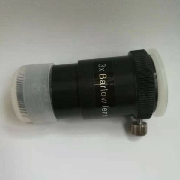 1.25'' Telescope Eyepiece Barlow Lens 3X Magnification Universal T Ring Adapter