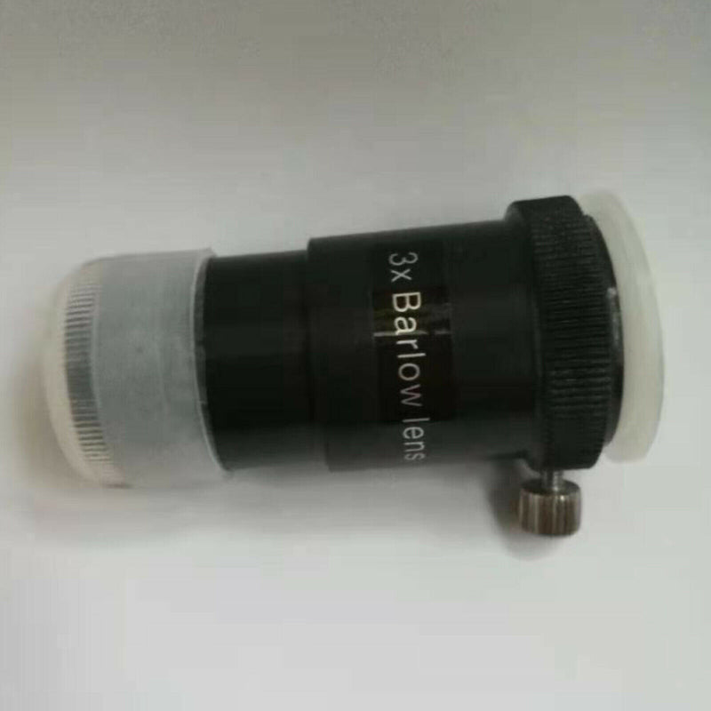 1.25'' Telescope Eyepiece Barlow Lens 3X Magnification Universal T Ring Adapter