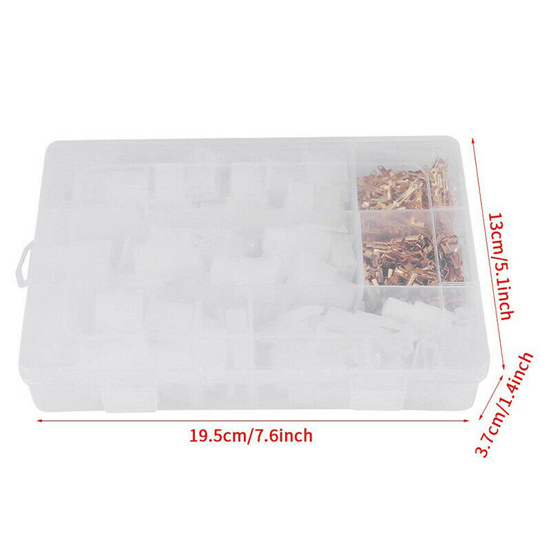 380PCS Practical Auto Electrical 2 3 4 6 Pin 2.8 mm Wire Terminal Connector Kit