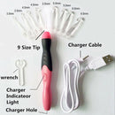 USB Charging LED Glow Crochet Hook With Led 9 Sizes Hooks Emergency Lightin W7H9