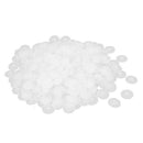 6mm Phillips 17mm Head Dia Screw Plastic Cap Cover White 100PCS H1V2
