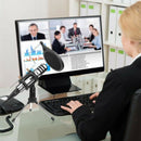 Condenser Microphone,3.5Mm Studio Recording Broadcast Computer Microphone w C2Z6