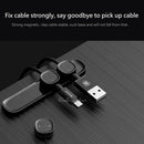 Magnetic Cable Clip Clamp Desk Tidy Organizer Wire Cord Management Line Holder