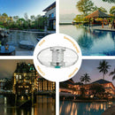 Solar Powered LED Floating Ball Lamp Dec Drift Light Swi For Garden Fa H4Z5 W8H2