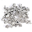 40Pc/Set Mixed Style Alloy Spacer Bead DIY Charm Bracelets Jewelry Making Gift3C