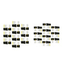 20 Kits 3 4 Pin Sealed IP68 Electrical Wire Connector Plug 1.5mm Terminal