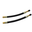 1 pair tire valve extension valve extension, flexible, length 180mm, with caps