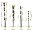 9pcs/set Hand Tap Screw Thread T- Shaped Wrench Reamer Bit 15*5*2cm Drill T Q4N1
