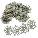 50pieces Native Theme Dream Catcher Style Charms Antiqued Pendant For Necklace,