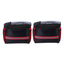 2x Bike Front Basket Handlebar Bag Bicycle Pack Waterproof Reflective Strip Red