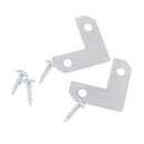 100 Pieces L Shape Corner Brace Plate Right Angle Photos Frame Picture Frame
