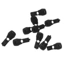 10 Plastic Zipper Pulls Cord Lock Ends Paracord Repair Rope Lanyard Buckle