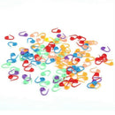 New 80 pcs Colorful Knitting Crotchet Locking needle Markers Craft Helper