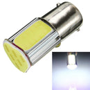 2X G18 1156 Ba15s 4 COB White LED Turn Signal Rear Light Car Lamp 12V D083 LJ