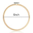 12 Pieces 7 Inch Wooden Embroidery Hoops Bulk Bamboo Circle Cross Stitch Ho Y9S8