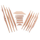17Pcs Spruce Brace Wood Kit Light Brown Professional 41 Inch Guitar Parts L