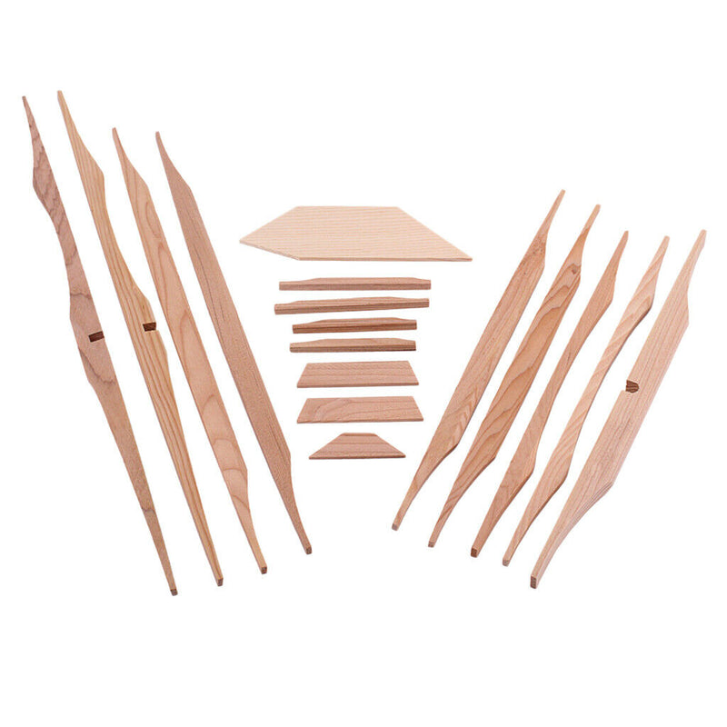 17Pcs Spruce Brace Wood Kit Light Brown Professional 41 Inch Guitar Parts L