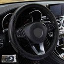 Car Steering Wheel Cover Soft Leather Breathable Anti-Slip M8P0 H2S2 N7S7