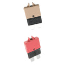 2pcs Automatic Resettable Fuse Auto Marine Circuit Breaker Blade 5A 10A 12V