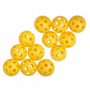 6Pcs Golf Balls Plastic Hollow Ball Golf Practice Sports Golf Accessories
