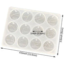 12 Constellations DIY Handmade Soap Aromatherapy Gypsum Wax Craft Mould PolyZ4H4