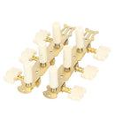Classical Guitar String Button Three Connections Tuning Pegs A