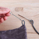 Stainless Steel Cited Clips Elastic Belt Wearing Rope Weaving Tool A