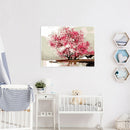 Painting By Numbers Kit DIY Towering Tree Canvas Oil Art Picture Craft