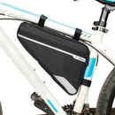 Cycling Triangle Bicycle Front Tube Frame Bag Mountain Bike Pouch (Black)
