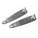 2Pcs Stainless Steel Toe Nail Clipper Cutter Trimmer Manicure Pedicure Tool