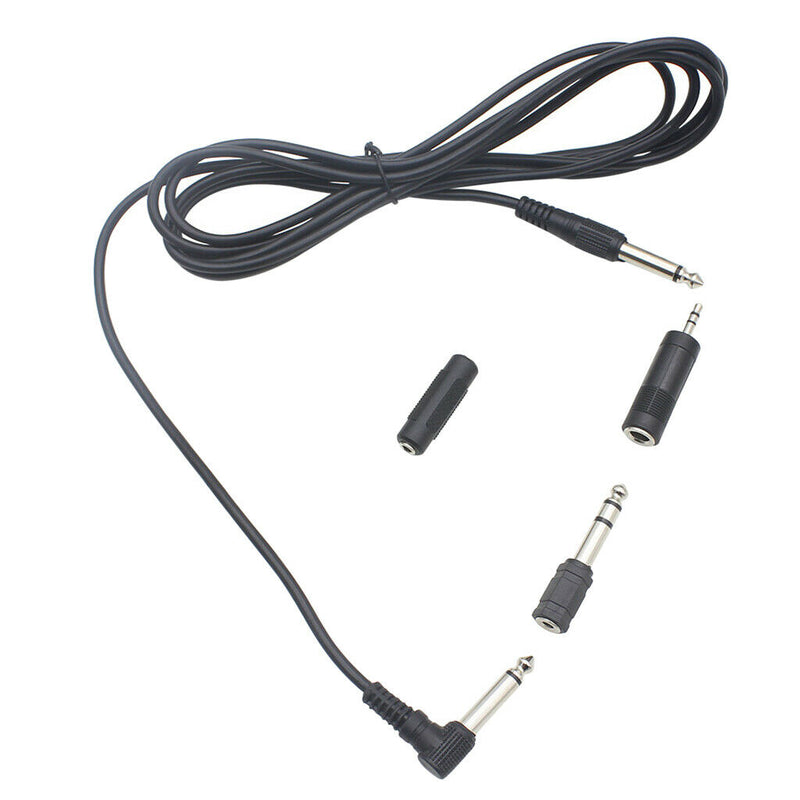 Guitar Amplifier Audio Cable Electric Patch Lead Cord Wire With 3 Connectors
