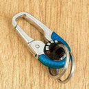 Stainless Steel Locking Design Ring Key Chain Bikes, Keyring Cars, E1M4 I7V D1Y5