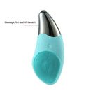 Electric Silicone Facial Cleansing Instrument Vibration Face Washer (Green)